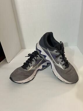 Mizuno Women's Wave Inspire 16 Road Running Shoe, Vapor Blue-Silver 8.5